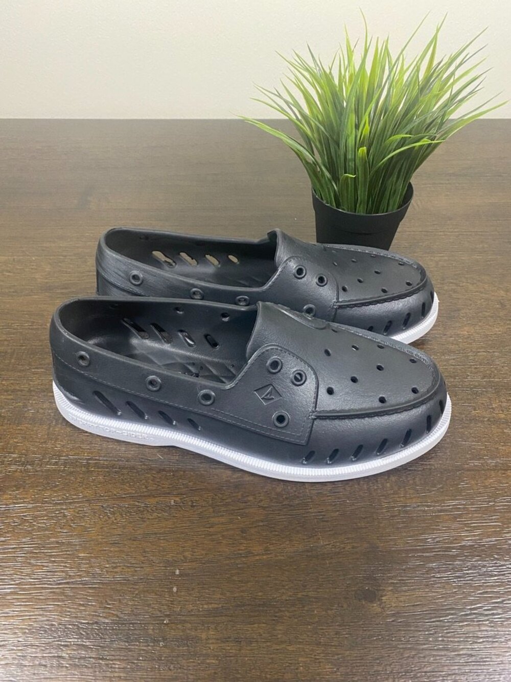 Sperry Float Boat Shoes - Black - Women's Size 10